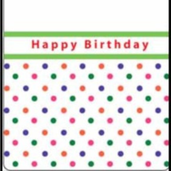 Darice 4” x 6” embossing folder - HAPPY BIRTHDAY - Picture 2 of 9